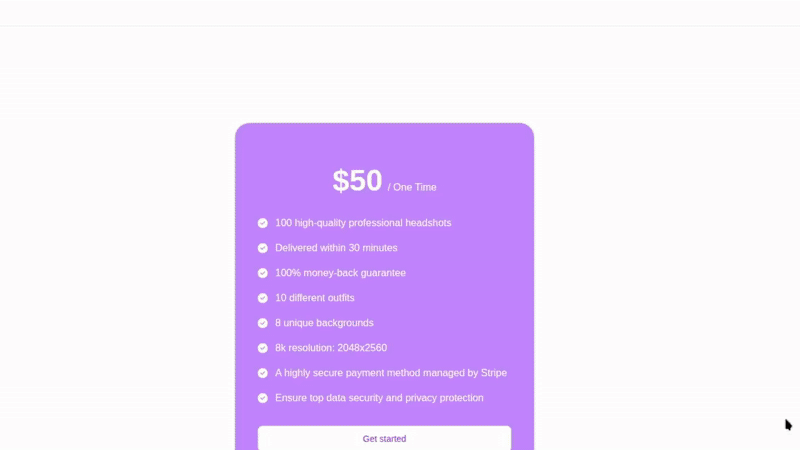 Navigating through payment page